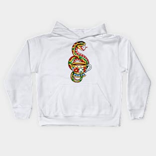 Traditional Snake Tattoo Kids Hoodie